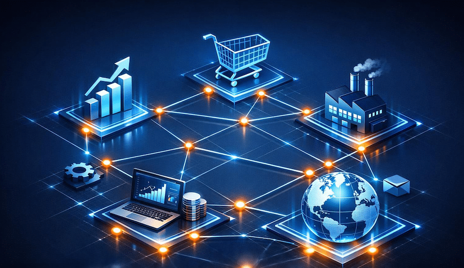 Moving from isolated point solutions to a connected commercial ecosystem.
